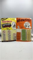 Vintage NO-KNOT Fishing Equipment