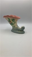 HULL Pottery Cornucopia Vase