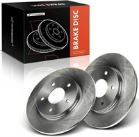 A-Premium 12.01 Rear Solid Disc Brake Rotors