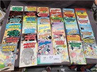 39 Comic Books.  Walt Disney 85 cent Gladstone