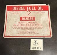 Diesel Fuel Oil Sign