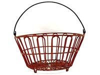 Vintage Wire Egg Basket 13” x 7”