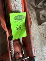 Floor Jack size unknown - worked when tested