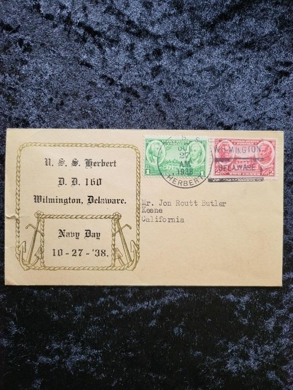 1938 U.S. Stamps.1 Cent Washington & Greene Mount