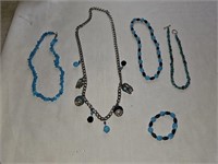 Turquoise Necklaces and Bracelet