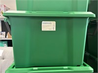 Brightroom wheeled latching storage bin 32 gal