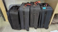4 SUITCASES WITH THE EXPANDABLE HANDLES