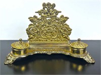 Vintage Brass Desk Set