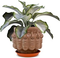 Multi Face Head Planter - 11 Perpetual