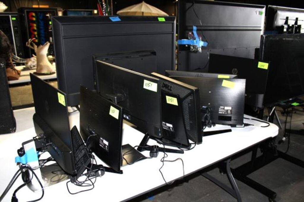 (8) Computer Monitors,