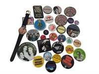 Classic Rock Pin Collection