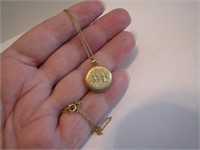 Dainty Ornate Vintage Necklace "Precious Friend"