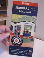 1941 Standard Oil Map Idaho