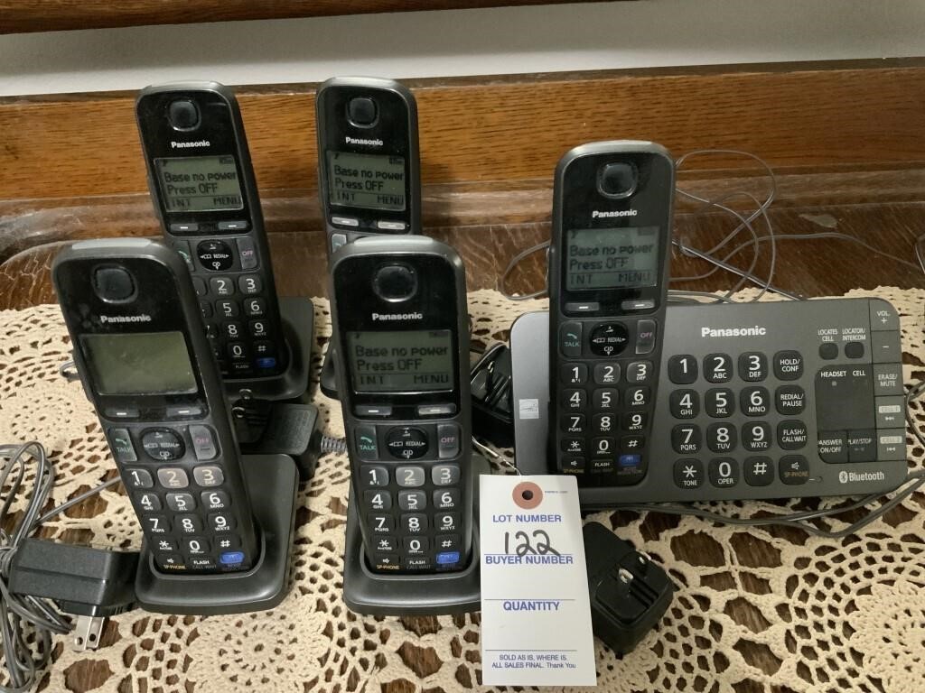 Panasonic Whole House 5 Cordless Phone System