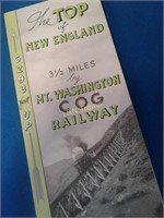 c1939 MT. WASHINGTON COG RAILWAY - Flyer