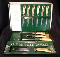 1960's Regent Sheffield knife set in box -