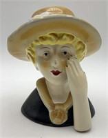 Vintage Porcelain Lady Head Bust/Figurine