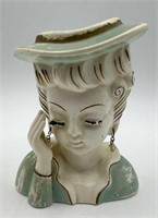 Vintage 'Headache Lady' Vase