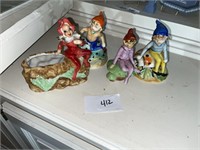 Occupied Japan elf figurines