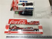 Coca Cola die cast and dancing bottle
