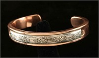 Copper & Sterling Silver Bracelet