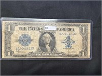 (1) 1923 Large One Dollar Silver Certificate Blue