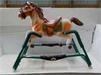 Toy riding horse.