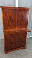 Vintage Walnut Cabinet With Chest