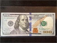 2017  $100 Star Note Federal Reserve Note