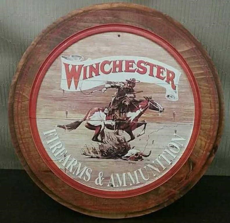 Winchester Wall Placque, Approx. 15" Around