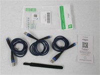 Floveme 3-Pk Braided Lightning Cable, Cobalt Blue