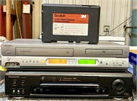 VHS Player, DVD Player