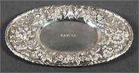 S. KIRK & SON Sterling Repousse Tray 6.4 ozt