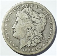 1890-CC MORGAN DOLLAR CIRC