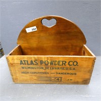 Atlas Powder Ammo Wooden Box / Tray
