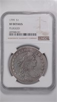 1799 Bust Silver Dollar NGC XF Details
