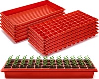 GREEN Seed Starter Kit 72 Cell Seedling Trays