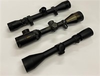 3 Qty gun scopes