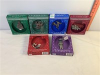 Holiday Legend Series Pewter Ornaments