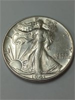 1941 D Walking Liberty Half Dollar