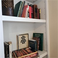 Shelves of Books & Decor