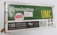 (100) Rounds of Remington 357 magnum 125 grain