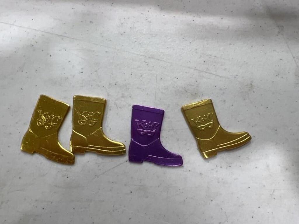 K of C Boot doubloon cut outs, 2018 & 2022