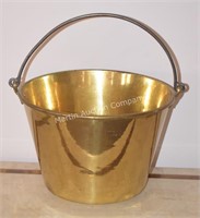 (L) Antique Brass Bucket