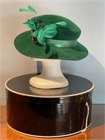 Chapeau Creations Emerald Green Wool Hat