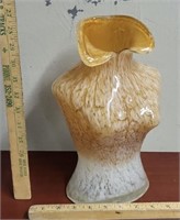 Art Glass Bust Vase