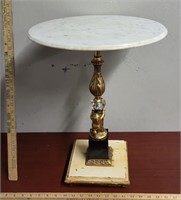 20" Tall Marble Top Stand