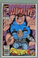 Marvel comics The New Mutants #88, sleeve & board;