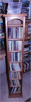 Music CD's & storage shelf, 10" x 9" x 50"