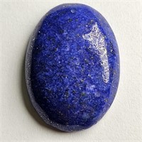 CERT 51.81 Ct Cabochon Lapis Lazuli, Oval Shape, I